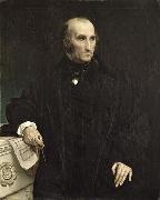 Victor Mottez Portrait of Charles Benvignat, oil painting reproduction